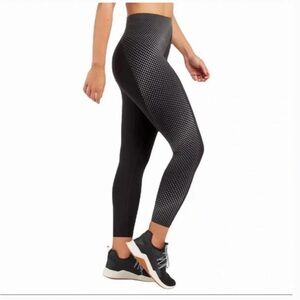 Spanx asymmetrical reflective leggings